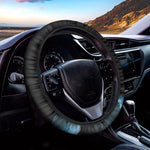 Turquoise Snake Print Car Steering Wheel Cover