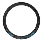 Turquoise Snake Print Car Steering Wheel Cover