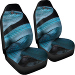 Turquoise Snake Print Universal Fit Car Seat Covers