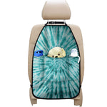 Turquoise Tie Dye Print Car Seat Organizers
