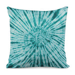 Turquoise Tie Dye Print Pillow Cover