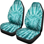 Turquoise Tie Dye Print Universal Fit Car Seat Covers