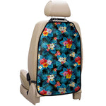 Turquoise Tropical Hawaii Pattern Print Car Seat Organizers