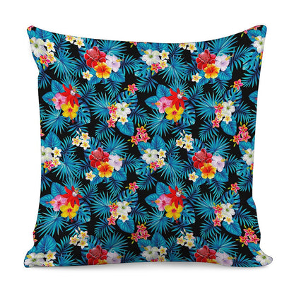 Turquoise Tropical Hawaii Pattern Print Pillow Cover