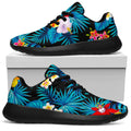 Turquoise Tropical Hawaii Pattern Print Walking Shoes