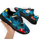 Turquoise Tropical Hawaii Pattern Print Sport Shoes GearFrost