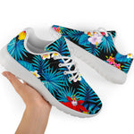 Turquoise Tropical Hawaii Pattern Print Sport Shoes GearFrost