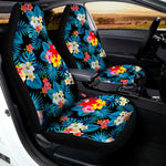Turquoise Tropical Hawaii Pattern Print Universal Fit Car Seat Covers