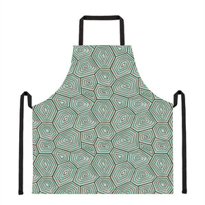 Turtle Shell Pattern Print Apron