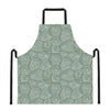 Turtle Shell Pattern Print Apron