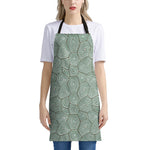 Turtle Shell Pattern Print Apron