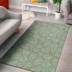 Turtle Shell Pattern Print Area Rug