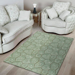 Turtle Shell Pattern Print Area Rug