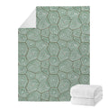 Turtle Shell Pattern Print Blanket