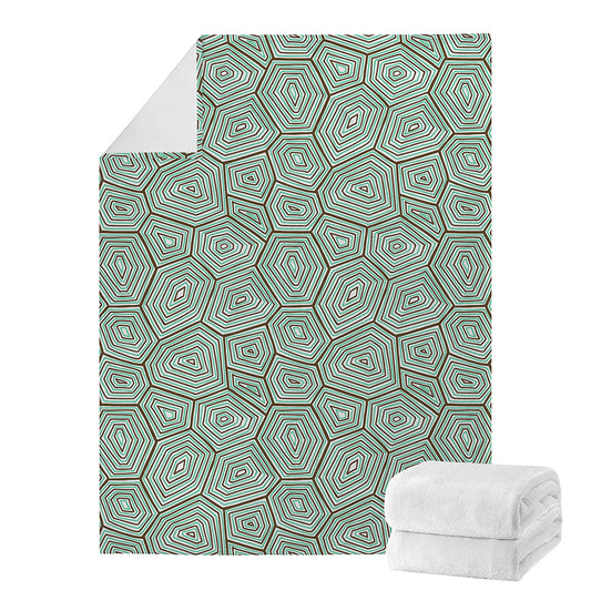 Turtle Shell Pattern Print Blanket