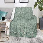 Turtle Shell Pattern Print Blanket