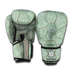 Turtle Shell Pattern Print Boxing Gloves