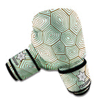 Turtle Shell Pattern Print Boxing Gloves