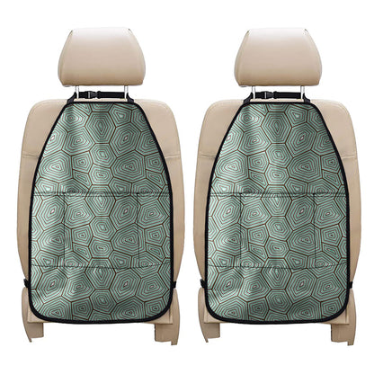 Turtle Shell Pattern Print Car Seat Organizers
