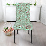 Turtle Shell Pattern Print Dining Chair Slipcover