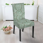 Turtle Shell Pattern Print Dining Chair Slipcover