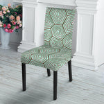 Turtle Shell Pattern Print Dining Chair Slipcover