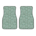 Turtle Shell Pattern Print Front Car Floor Mats