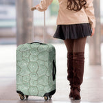 Turtle Shell Pattern Print Luggage Cover