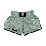 Turtle Shell Pattern Print Muay Thai Boxing Shorts