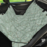 Turtle Shell Pattern Print Pet Car Back Seat Cover