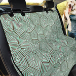 Turtle Shell Pattern Print Pet Car Back Seat Cover