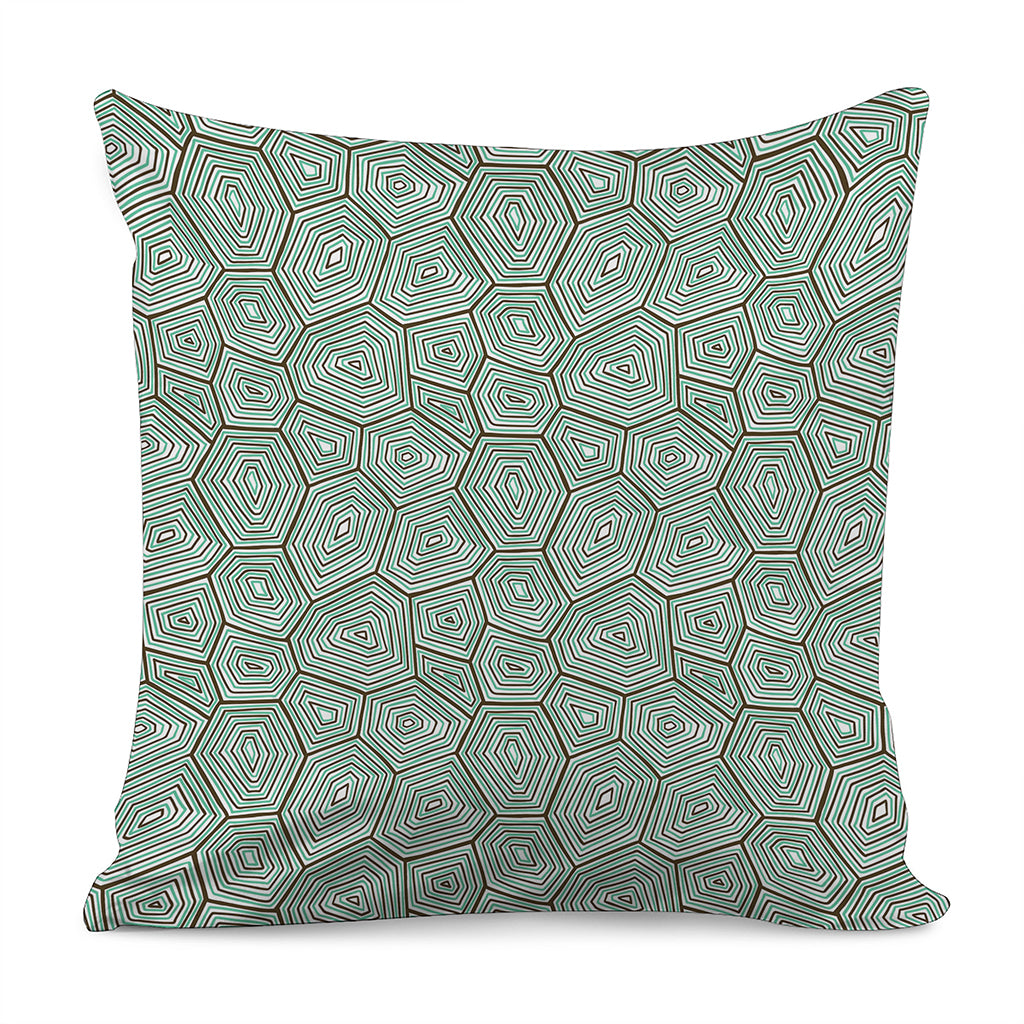 Turtle Shell Pattern Print Pillow Cover