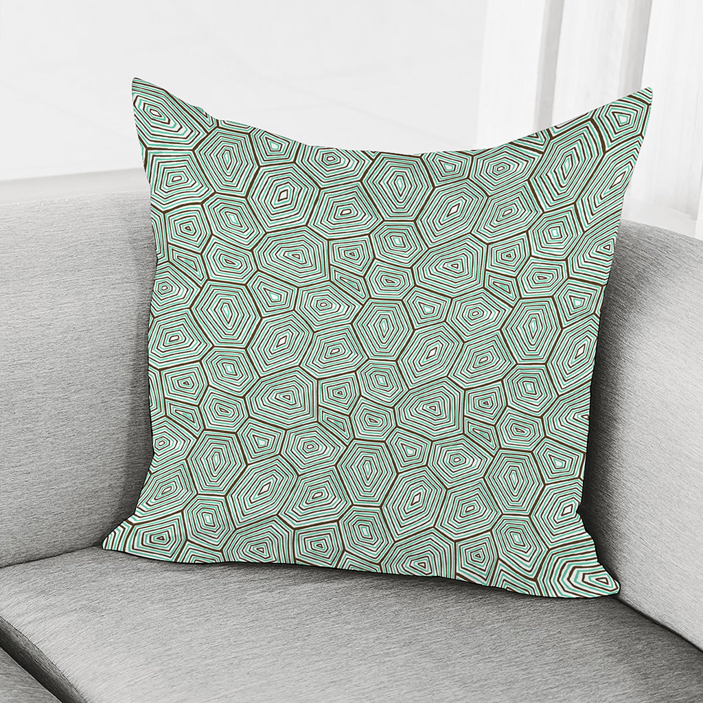 Turtle Shell Pattern Print Pillow Cover