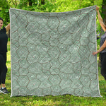 Turtle Shell Pattern Print Quilt