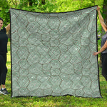 Turtle Shell Pattern Print Quilt