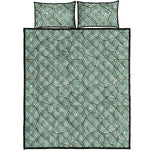 Turtle Shell Pattern Print Quilt Bed Set