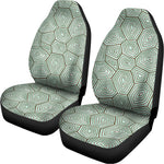 Turtle Shell Pattern Print Universal Fit Car Seat Covers
