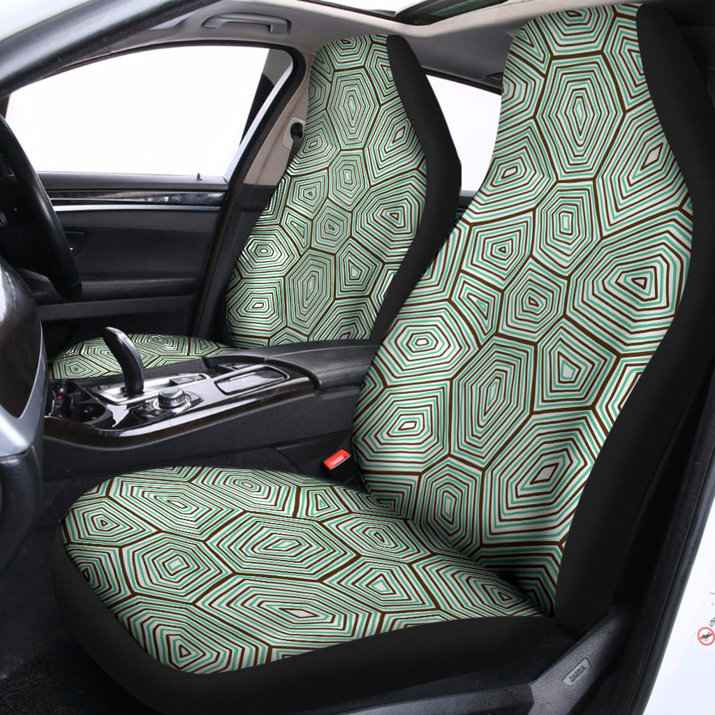 Turtle Shell Pattern Print Universal Fit Car Seat Covers