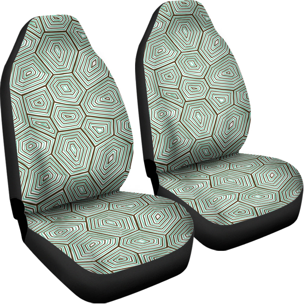Turtle Shell Pattern Print Universal Fit Car Seat Covers