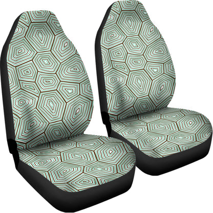 Turtle Shell Pattern Print Universal Fit Car Seat Covers