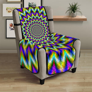 Twinkle Psychedelic Optical Illusion Armchair Protector