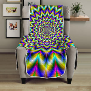 Twinkle Psychedelic Optical Illusion Armchair Protector