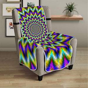 Twinkle Psychedelic Optical Illusion Armchair Protector