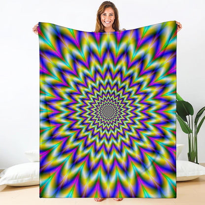 Twinkle Psychedelic Optical Illusion Blanket