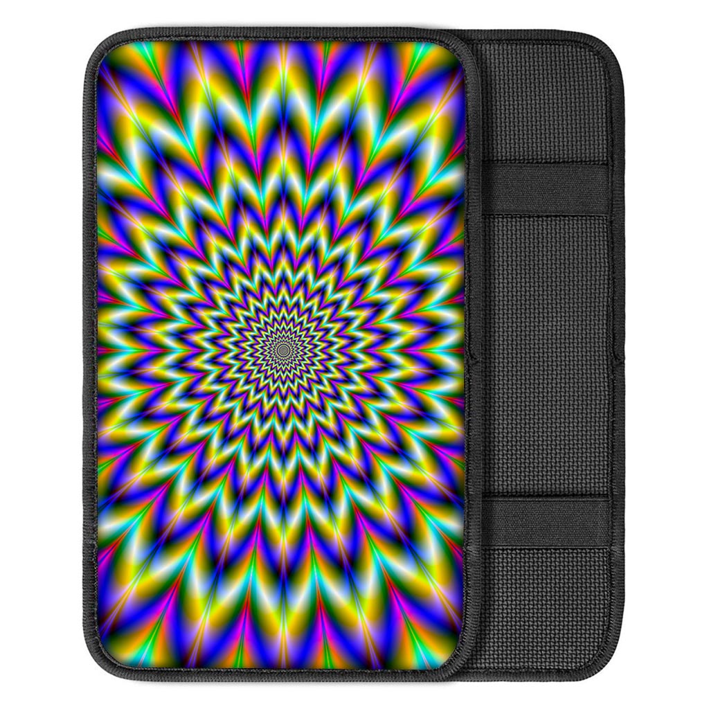 Twinkle Psychedelic Optical Illusion Car Center Console Cover