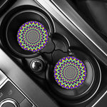 Twinkle Psychedelic Optical Illusion Car Coasters