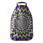 Twinkle Psychedelic Optical Illusion Car Seat Organizers