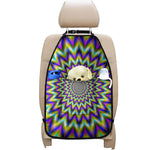 Twinkle Psychedelic Optical Illusion Car Seat Organizers