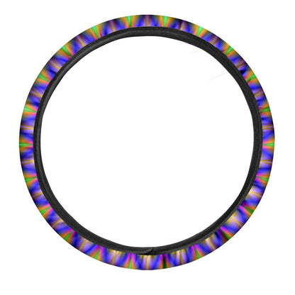 Twinkle Psychedelic Optical Illusion Car Steering Wheel Cover