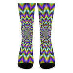Twinkle Psychedelic Optical Illusion Crew Socks